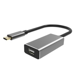 POWERTECH αντάπτορας USB-C σε Mini DisplayPort PTH-058, 4K/60Hz, γκρι