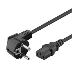 POWERTECH Καλώδιο τροφοδοσίας CAB-P020, 3x 0.75mm², CCS, 1.5m, μαύρο