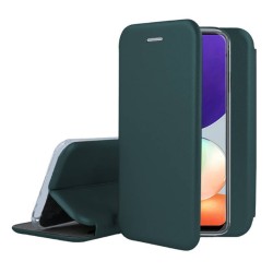 Smart Diva Book Case Samsung A22 4G Σκούρο Πράσινο
