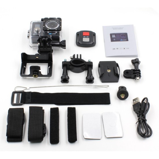 LAMTECH Duo 4K Wi-Fi Action Camera + Τηλεχειριστήριο