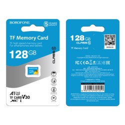 Borofone Memory card MicroSD 128GB SDXC U3 Class10 100MB/s