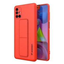 Silicon Magnetic Stand για Samsung A32 5G Κόκκινο