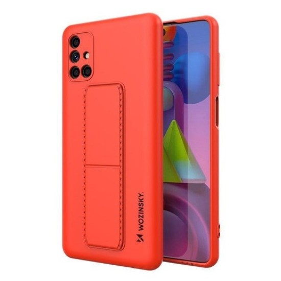 Silicon Magnetic Stand για Samsung A32 5G Κόκκινο