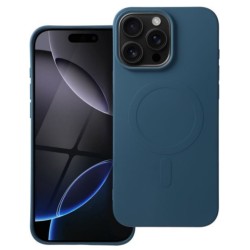 iS TPU SILICONE MAG IPHONE 16 PRO (BIG HOLE) blue backcover