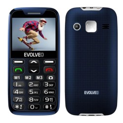 EVOLVEO EasyPhone XR, κινητό τηλέφωνο για ηλικιωμένους με βάση φόρτισης, μπλε