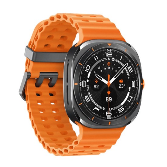 Samsung Galaxy Watch Ultra Titanium 47mm Αδιάβροχο με eSIM και Παλμογράφο (Titanium Gray)