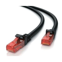 POWERTECH καλώδιο δικτύου CAB-N273, Cat 6 U/UTP, copper, 0.5m, μαύρο POWERTECH καλώδιο δικτύου CAB-N273, Cat 6 U/UTP, copper, 0.5m, μαύρο
