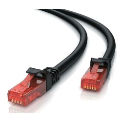 POWERTECH καλώδιο δικτύου CAB-N274, Cat 6 U/UTP, copper 24AWG, 1m, μαύρο POWERTECH καλώδιο δικτύου CAB-N274, Cat 6 U/UTP, copper 24AWG, 1m, μαύρο