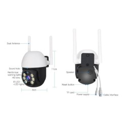 VSTARCAM smart IP κάμερα CS661, IP65, 3MP, WiFi, PTZ