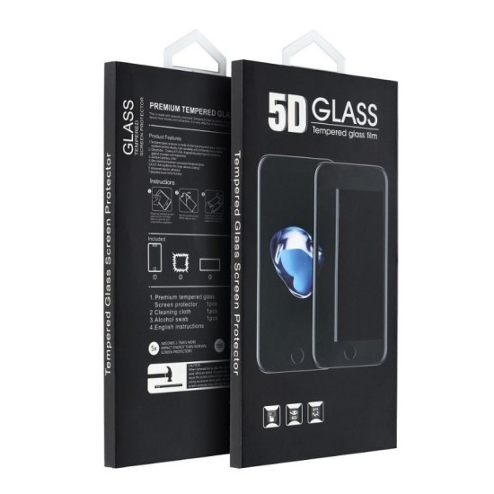 5D Full Glue Tempered Glass - for iPhone 16 (Privacy) black