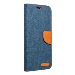 CANVAS Book case for SAMSUNG A25 5G navy blue