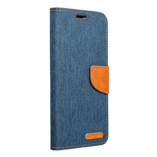CANVAS Book case for SAMSUNG A25 5G navy blue
