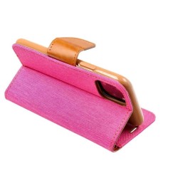 CANVAS Book case for SAMSUNG A25 5G pink