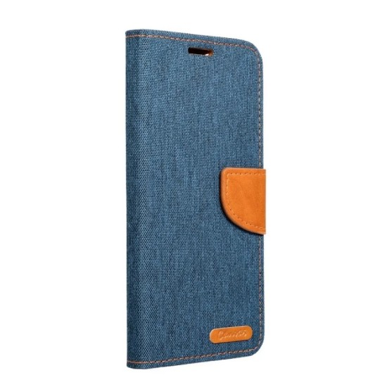 CANVAS Book case for SAMSUNG A55 5G navy blue