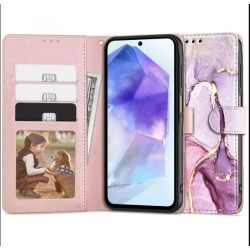 Tech-Protect Wallet Samsung Galaxy A55 5G Marble