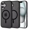 Case Tech-Protect MagEdge MagSafe Apple iPhone 16 Matte Black/Gunmetal