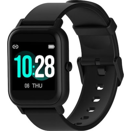 BlackView R3 Smartwatch με Παλμογράφο Μαύρο