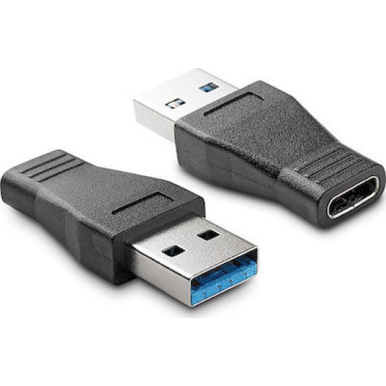 POWERTECH αντάπτορας USB 3.0 σε USB-C θηλυκό CAB-U097, μαύρο