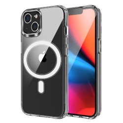 CLEAR MAG COVER case with camera protection for MagSafe for IPHONE 16 Pro Max transparent