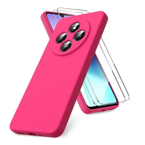 FORCELL CASE SILICONE for XIAOMI REDMI 14C pink