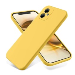 Silicon case for Motorola Moto G54 5G yellow