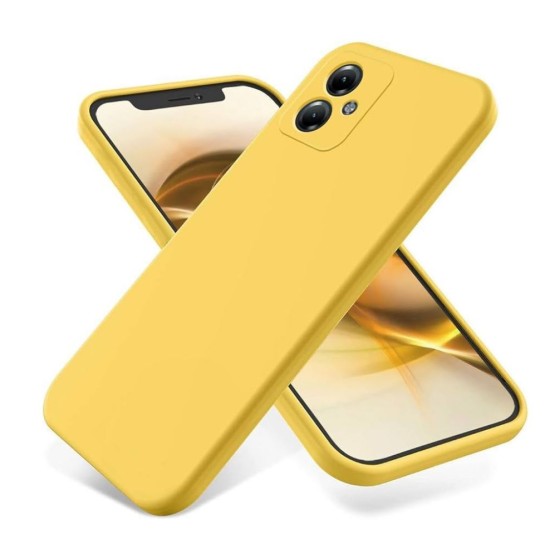 Silicon case for Motorola Moto G54 5G yellow