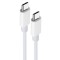 Maxlife MXUC-05 cable USB-C - USB-C 1,0 m 100W white