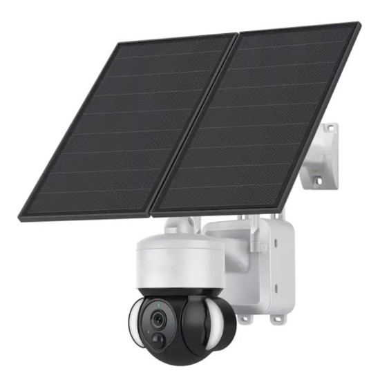 SECTEC smart ηλιακή κάμερα ST-518, 3MP, 4G, PIR, PTZ, SD, 20000mAh, IP65