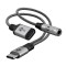 GOOBAY αντάπτορας USB-C σε 3.5mm & USB-C 74524, 60W, 480Mbps, γκρι