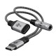 GOOBAY αντάπτορας USB-C σε 3.5mm & USB-C 74524, 60W, 480Mbps, γκρι