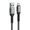 FORCELL F-ENERGY C256 cable USB A to Type C QC3.0 3A 66W Cafule 2 m black