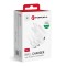 FORCELL F-ENERGY TFK-TC-25WPD travel charger Type C+ cable Type C to Type C PD Q.C 3A 25W white