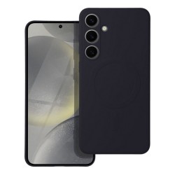 SILICONE MAG COVER case compatible with MagSafe for SAMSUNG S25 Ultra black