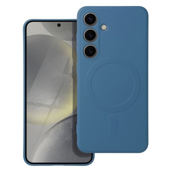 SILICONE MAG COVER case compatible with MagSafe for SAMSUNG S25 Ultra blue SILICONE MAG COVER case compatible with MagSafe for SAMSUNG S25 Ultra blue