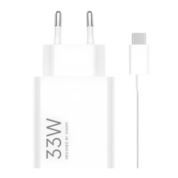ORIGINAL XIAOMI MI TRAVEL CHARGER 33W + Type C DATA