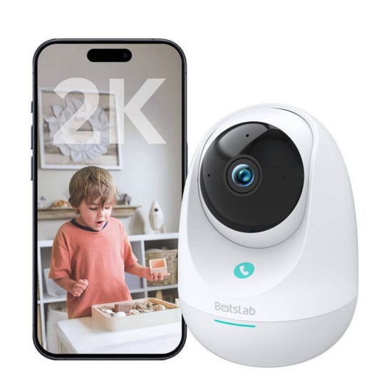 BOTSLAB smart κάμερα C213, 3MP/2K, WiFi & LAN, 360° PTZ, SD