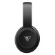 DOQAUS headphones DESIGN 3, ασύρματα & ενσύρματα, Φ40mm, 600mAh, μαύρα/καφέ
