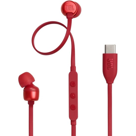 Ενσύρματα Ακουστικά JBL Tune 310C USB Type-C Κόκκινα