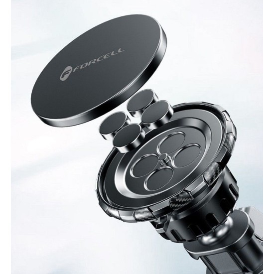 FORCELL F-GRIP Excelence magnetic car holder for windshield / dashboard /air vent black FORCELL F-GRIP Excelence magnetic car holder for windshield / dashboard /air vent black
