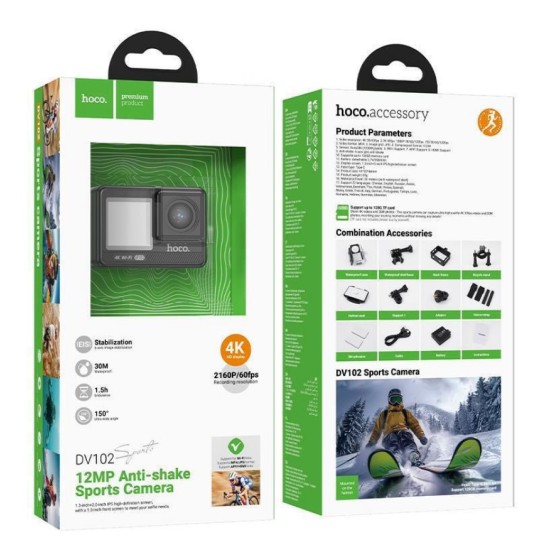 HOCO sports camera with digital displays 1,3