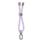 USAMS κορδόνι καρπού για κινητά ZB317, 34cm, universal, μωβ