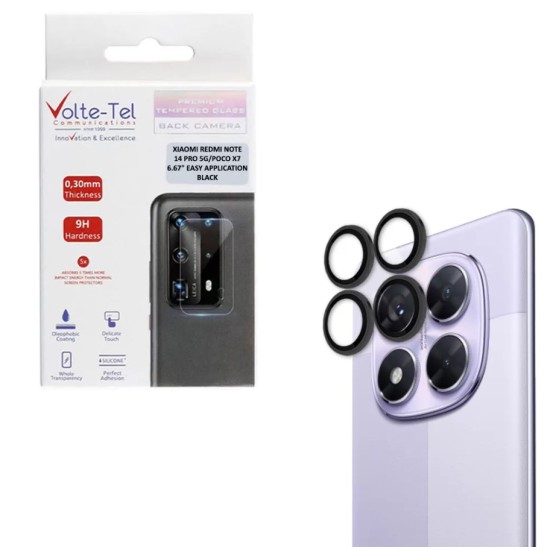 VOLTE-TEL CAMERA GLASS COVER XIAOMI REDMI NOTE 14 PRO 5G/POCO X7 6.67