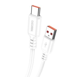 KAKUSIGA καλώδιο USB-C σε USB KSC-982, 3A, 480Mbps, 1m, λευκό