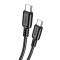 KAKUSIGA καλώδιο USB-C σε USB-C KSC-982, 60W, 480Mbps, 1m, μαύρο