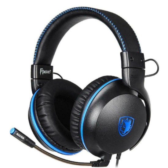 SADES Gaming Headset Fpower SA-717-BL, multiplatform, 3.5mm