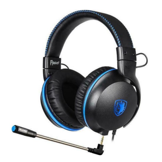 SADES Gaming Headset Fpower SA-717-BL, multiplatform, 3.5mm