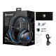 SADES Gaming Headset Fpower SA-717-BL, multiplatform, 3.5mm