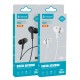 CELEBRAT earphones με μικρόφωνο D13, USB-C σύνδεση, Φ10mm, 1.2m, μαύρα