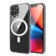 CLEAR MAG COVER (MID) case compatible with MagSafe for SAMSUNG A56 transparent