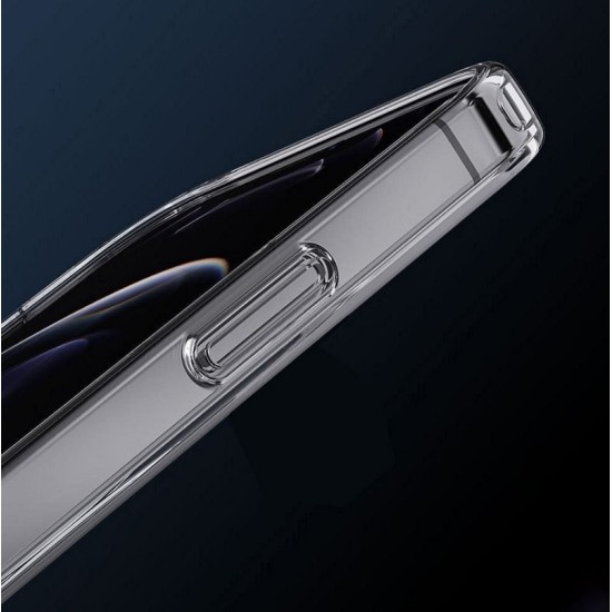 CLEAR MAG COVER (MID) case compatible with MagSafe for SAMSUNG A56 transparent
